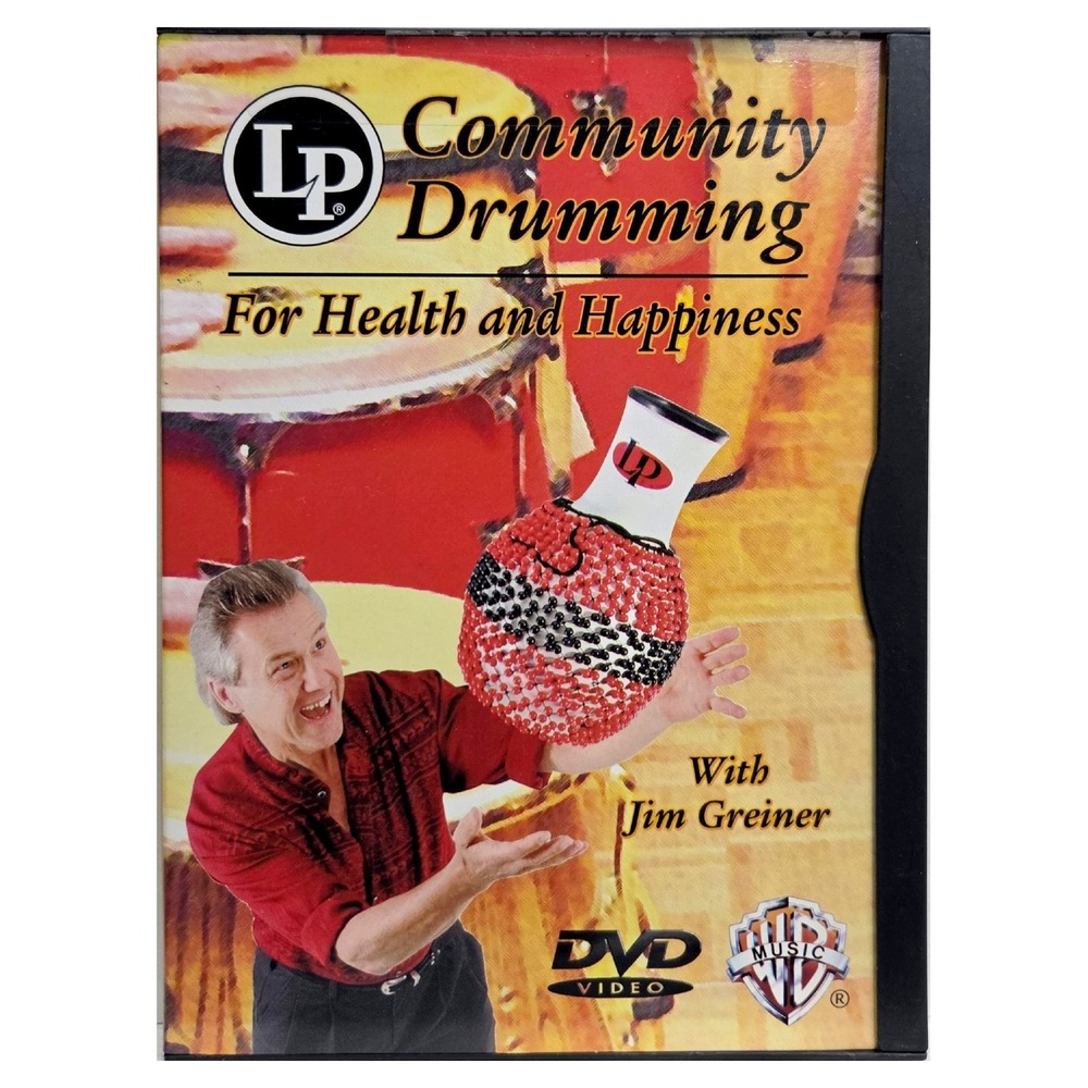 Community Drumming For Health and Happiness DVD Jim Greiner Latin Percussion